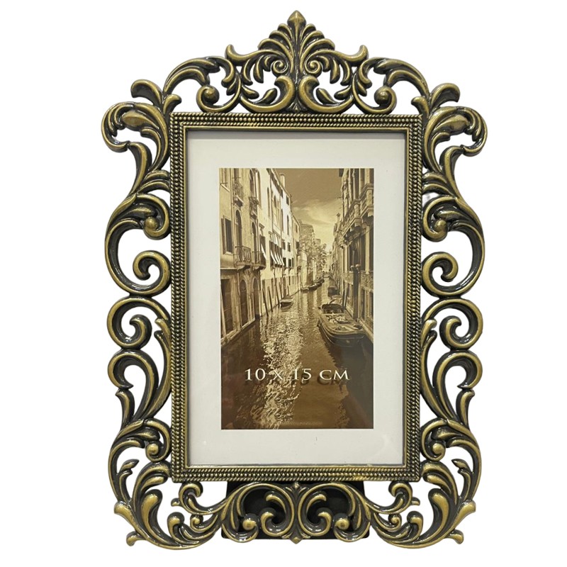 Rama foto decorativa Genevieve Vintage, cadru metalic, format foto 10x15 - imagine 5